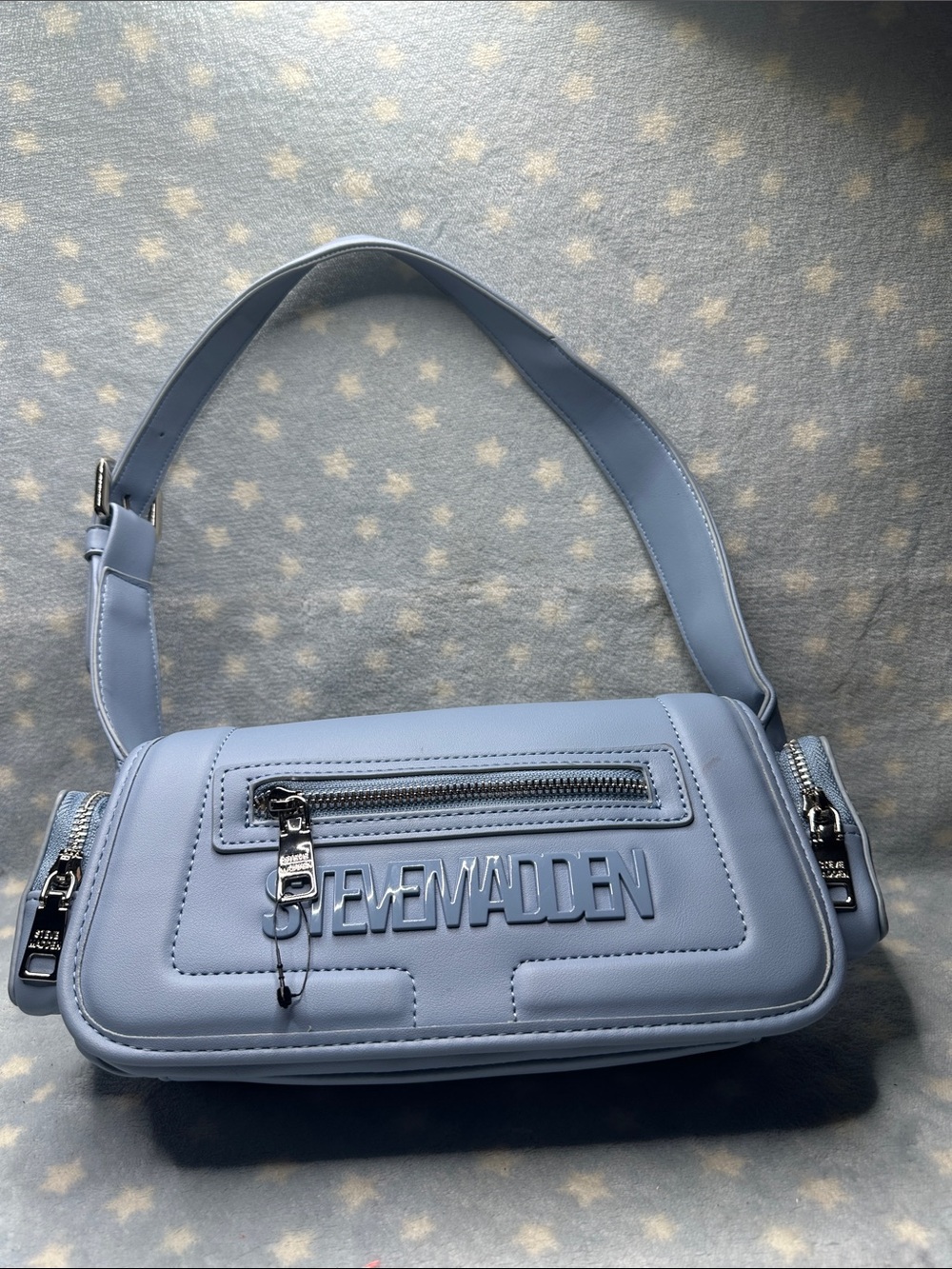 Steve Madden Powder Blue Crossbody Shoulder Bag